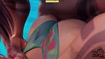 Marvel Rivals – Psylocke X Luna Snow WM Part 1 (Sound) By TheCount Animation 3D Hentai