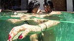 My Indonesian girl first time to lick pussy