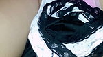 My Wife’s Black Sexy Panties & White Top – Secret Crossdressing Jerk Off Session