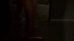 Outdoor with a beautiful girlfriend in front of the door of the room