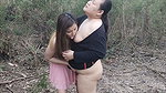 Sara and Molly stepsisters make fun in jungle