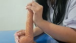 student Learn to practice a big massage