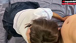 Thai Asian 18+ student uniform blowjob her boyfriend then get hard fuck until he cum on skirt