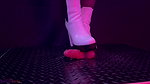 A TooHard Bootjob in White Ankle Tank Boots with TamyStarly