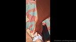 A girl humiliates a guy right on the beach