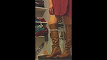 Amateur Cock Pumping Bootjob 6