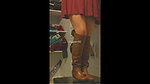 Amateur Cock Pumping Bootjob 6