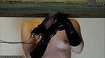 Amateur Femdom Cock Milking Hands Free Cumshot and Ballbusting Post Orgasm Torment