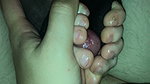 Amateur Footjob 82 Nylon Socks with Toes out Ballbusting Nylon Feet Fuck and Hot Cumshot