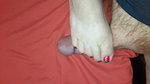 BBW Wife Tramples Cum out of Hubby 039 s Huge Cock after Finding him Jerking Off