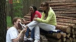 BallbustExtremeDangerous Girls Sneaker Torture Im Wald Ballbusting2