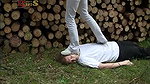 BallbustExtremeDangerous Girls Sneaker Torture Im Wald Ballbusting2