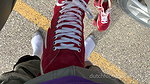 BallbustingExtremeBallbusting Ball Kicking in Roller Skates PantyhoseStockings Long Socks