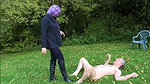 Ballbusting World PPV Lady Valeska Outdoor ballbusting Valeska vs the rambler Ballbusting13.