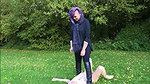 Ballbusting World PPV Lady Valeska Outdoor ballbusting Valeska vs the rambler Ballbusting13.