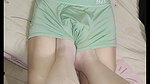 Ballbusting and Trampling in Sexy White Pantyhose