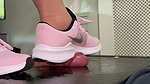 Bestie Enjoying my Foot Work and Stomping Techniques on his Cock with my Pink Trainers