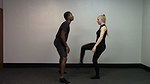 Black guy gets hit in the groin many times