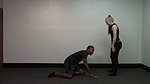Black guy gets hit in the groin many times