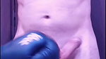 CBT Cock and Ball Busting with Boxing Glove Huge Cumshot