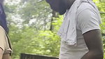 Brown NRI Girl Sucking And Standing Rough Sex With BBC Boyfriend In Wild