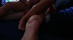 Femdom Hand Job with Ball Busting Fucking and Post Orgasm POT