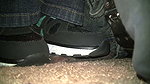 Girl tramples guy s dick with sneakers