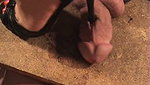Guy s dick gets tortured with heels