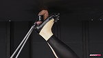 Milking Table Femdom Footjob Handjob Balls Stretching