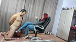 Mistress Inni shoeplay ballbusting