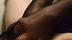 Mistress Redix Footjob Ballbusting in Pantyhose