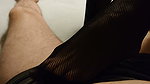 Mistress Redix Footjob Ballbusting in Pantyhose