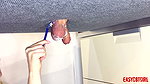 Mistress Shaves her Slaves Balls on the Milking Board EasyCBTGirl