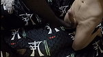 Mistress in polka dot pantyhose jerks off slave and kicks in balls
