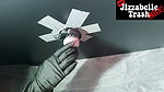 POV Gloved Ball Play Ballbusting