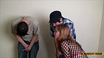 Petite Girl Owns and Destroys Two Men and Four Balls in Her Tiny Hands