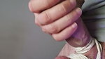 Requested Edging Session Cum Leaking but no Orgasm with Tied Balls and Cocke