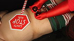 Santas Helper Gets Spanked and Ballbusted