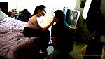 Tanya seduces a guy with her ass and then hits him in the balls
