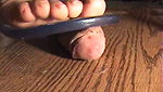 The guy did not refuse the pleasure of trampling his genitals