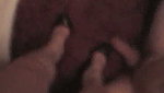 The guy lets his genitals get trampled