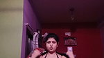 Busty bengali lady hige tits in black dress