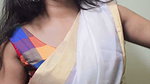 dusk beauty sexy navel in kerala saree 2 2