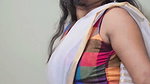 dusk beauty sexy navel in kerala saree 2 2