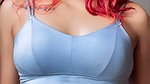 hot navel tatooed girl in grey bra 2 2