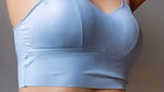 hot navel tatooed girl in grey bra 2 2