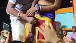 Village arkestra dancing girl without bra and suddenly someone come sucking squeezing (2)