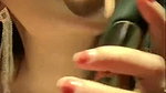 After photoshoot this model horny and masturbate