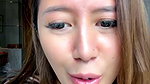 Asian girl masturbate in hotel until squirt