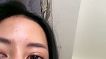 Asian horny girl nude transparent lingerie masturbate